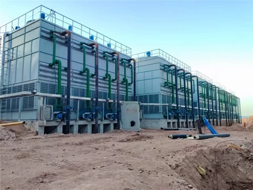 Conclusão bem-sucedida de um novo projeto de instalação de torre de resfriame...